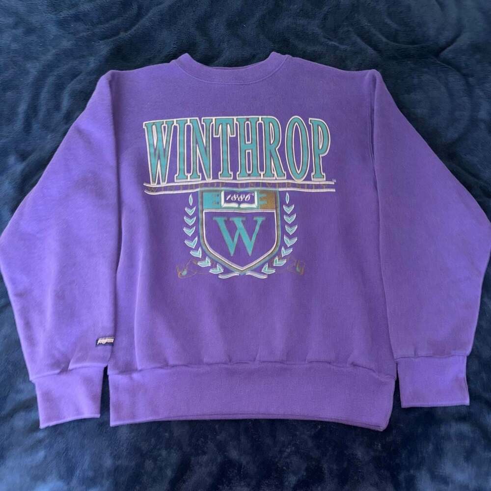 Vintage JanSport Winthrop University Crewneck Sweatshirt Medium Made in USA